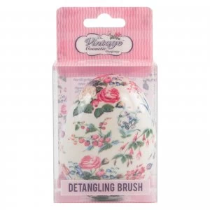 image of The Vintage Cosmetic Company Floral Detangling Brush