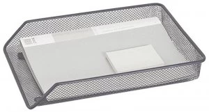 Image of Q-Connect Mesh A4 Letter Tray Silver