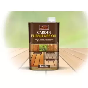 image of Barrettine - Garden Furniture Oil - 1 Litre