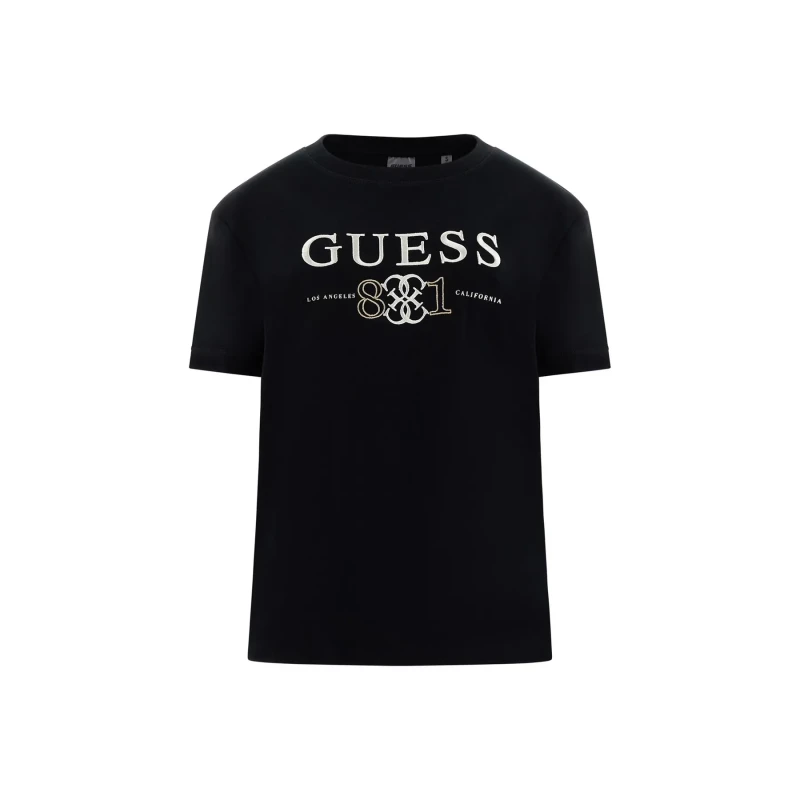 Image of Guess Womens T-Shirt Guess Steffi CN Noir Female S