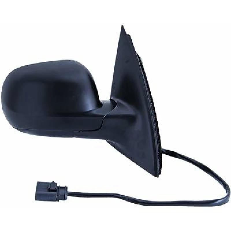 Image of DIEDERICHS 2208224 Wing mirror Right, black, Small mirror housing, Grained Outside Mirror (50)