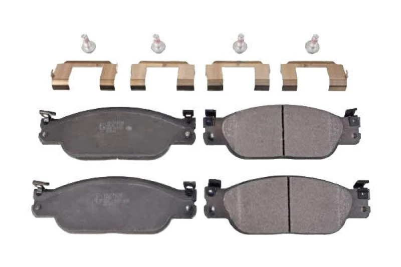 Image of Blue PRINT ADJ134238 Brake pad set Front Axle, with fastening material Brake Pad Set,disc brake (402)