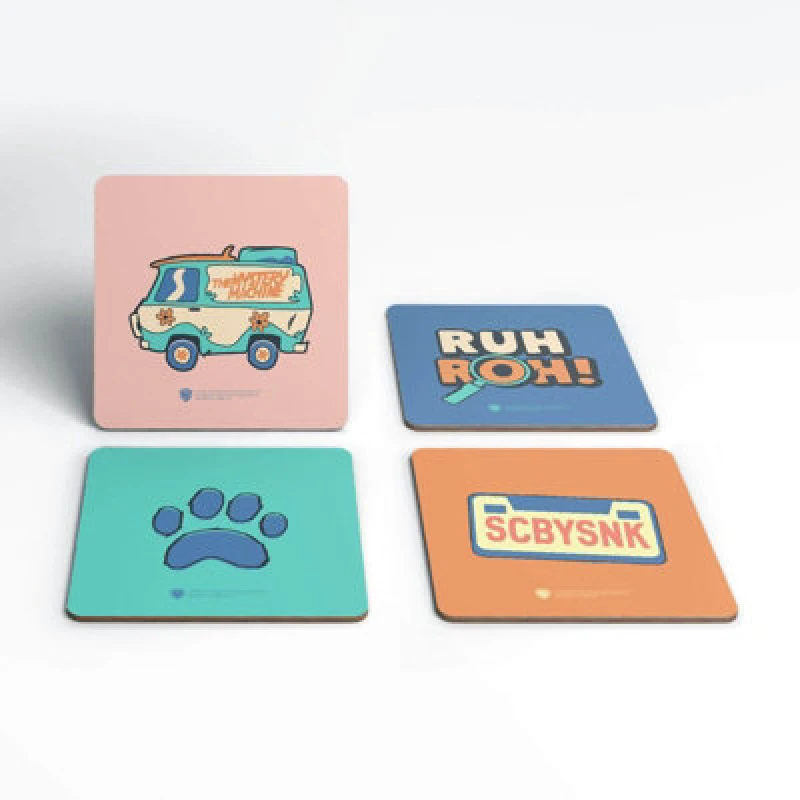 Image of Zavvi Scooby Doo Scoob Movie Corkbacked Coaster Set