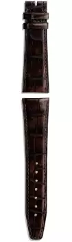 Image of IWC Strap Aligator Dark Brown For Folding Clasp