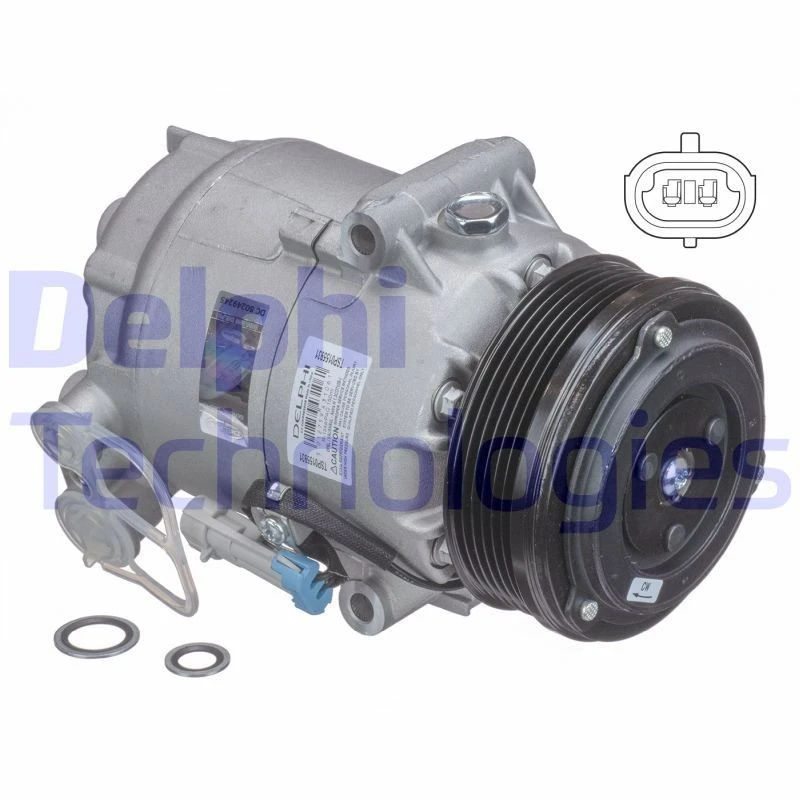 Image of DELPHI Air conditioning compressor DELPHI TSP0155931