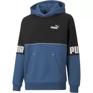 image of Puma Power Colorblock Hoodie FL B - Blue