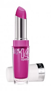 image of Maybelline Super Stay 14hr Lipstick Megawatt 120 Neon Pink