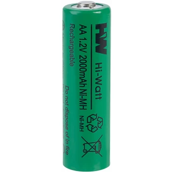 Image of AA2000 AA Battery 1.2V 2000mAh NiMH Cell - Hi-watt