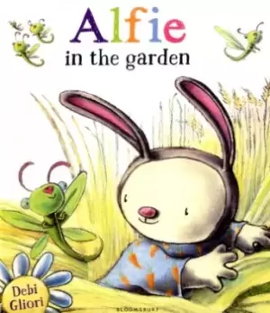 Image of Alfie in the garden by Debi Gliori