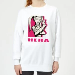Image of Star Wars Rebels Hera Womens Sweatshirt - White - 3XL