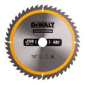 Image of DEWALT Construction Circular Saw Blade 250mm 48T 30mm