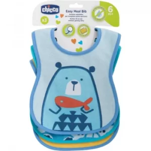 Chicco Bibs baby bib 6m+ Boy 3 pc