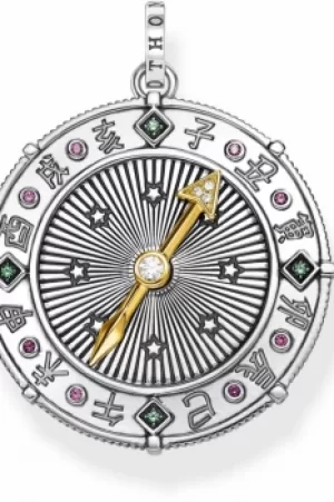 image of Thomas Sabo Jewellery Chinese Signs Compass Pendant PE853-488-7