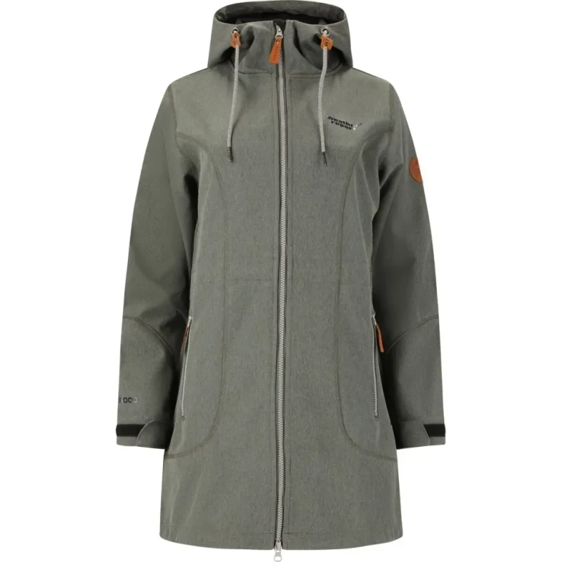 Image of Weather Report Womens waterproof jacket Weather Report Lilan V2 W-Pro 8000 Gris Female 36