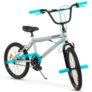 image of 20" Wheel Childrens BMX Bicycle, Silver