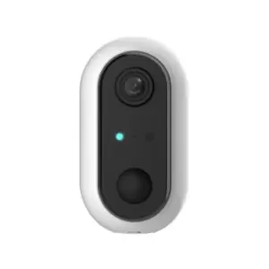 image of ENER-J Smart Wireless 1080P Battery Camera With Rechargeable Batteries Ip65 White