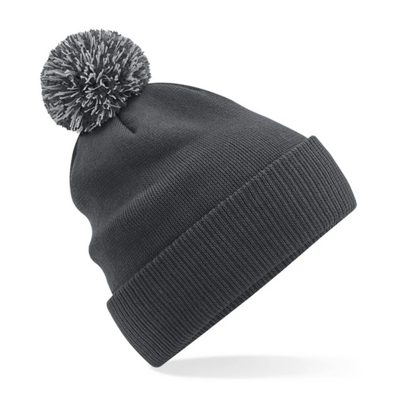 Image of Beechfield Beechfield Men Snowstar Beanie in Grey Grey One Size Male 5063238203358