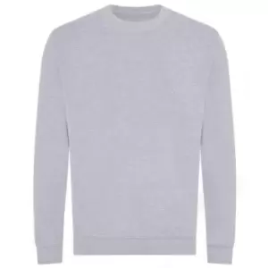 Image of Awdis Mens Organic Sweatshirt (L) (Grey Heather)