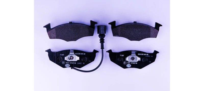 Image of HELLA Brake pad set HELLA 8DB 355 009-801