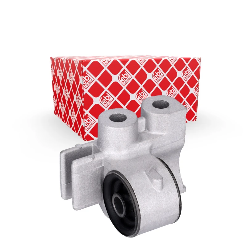 Image of FEBI BILSTEIN 28614 Arm Bushes Rear Axle Left, with bearing(s) Aluminium Control Arm-/Trailing Arm Bush (251)