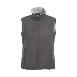 image of Clique Womens/Ladies Plain Softshell Gilet (XS) (Pistol)