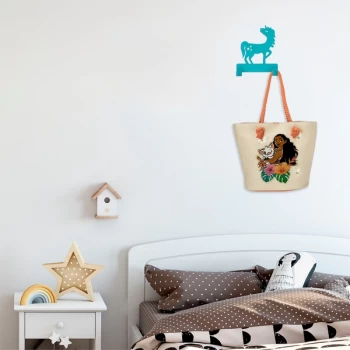 Image of Unicorn - Blue Blue Metal Wall Hook