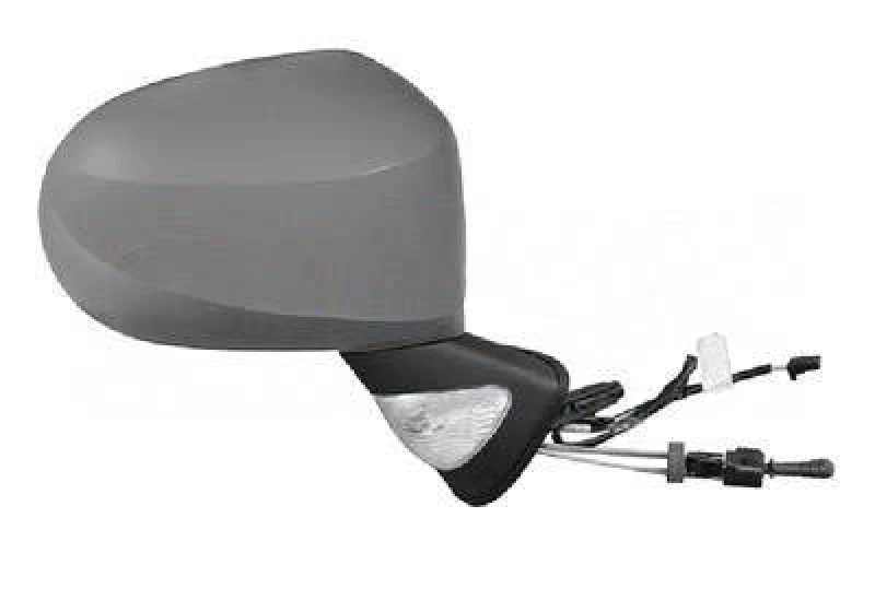 Image of VAN WEZEL 4367814 Wing mirror * HAGUS * Right, with temperature sensor, primed Outside Mirror (50)