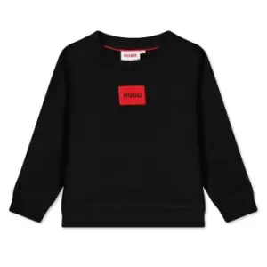 HUGO Hugo Square Logo Sweatshirt Boys - Black