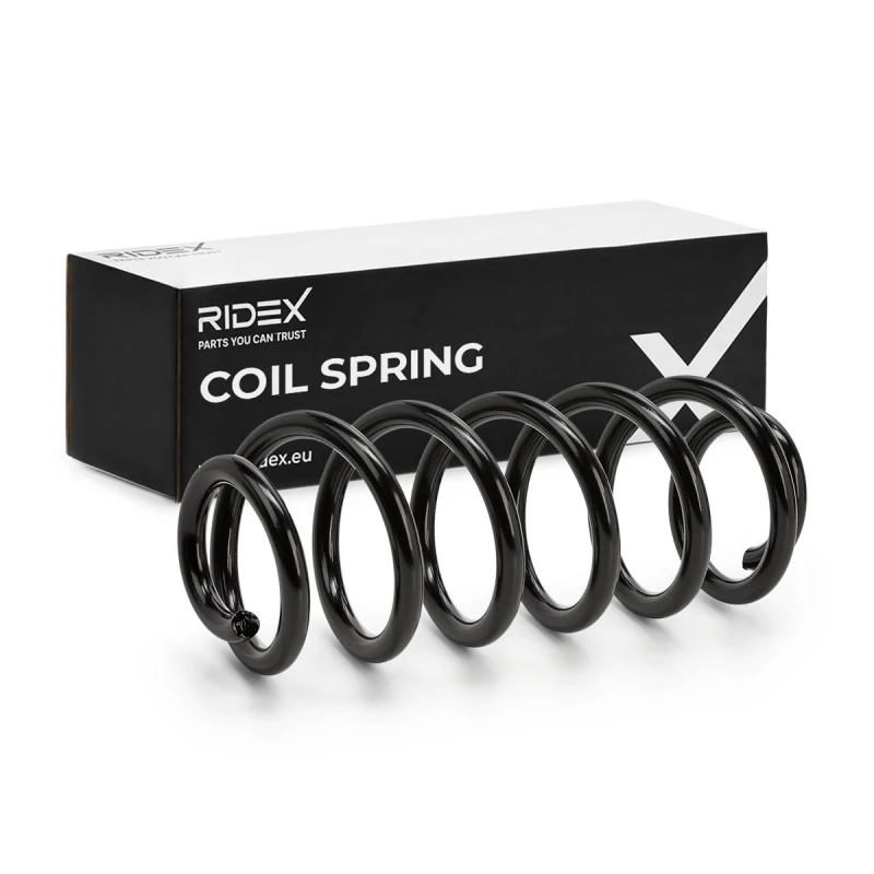 Image of RIDEX 188C0726 Coil spring Rear Axle Coil Spring (188)