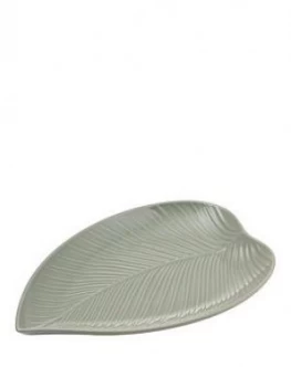 image of Mason Cash In The Forest Large Leaf Platter