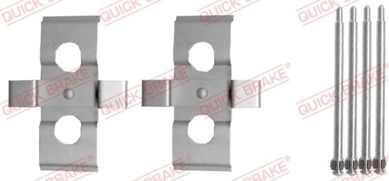 Image of QUICK BRAKE Brake pad fitting kit QUICK BRAKE 109-1635