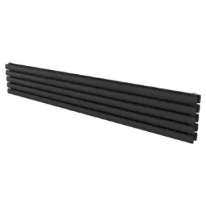 Image of Eden Duplex Horizontal Designer Radiator 294x1800 Anthracite