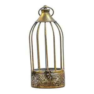 image of Gallery Interiors Clover Lantern Verdigris/Bronze