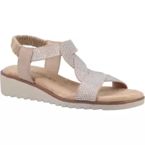 image of Fleet & Foster Hyacinth Sandal Female Beige UK Size 5