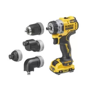 image of DEWALT DCD703L2T XR BL Multi-head Drill Driver 12V 2 x 3.0Ah Li-ion