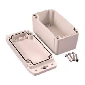 image of Hammond 1555C2F42GY IP67 Watertight Enclosure with Flanged Lid 120...