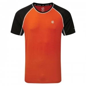 image of Dare2B Conflux Wool Tee - TrailBlz/Blk