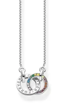 image of Ladies THOMAS SABO Together Ribbon Necklace KE1488-318-7-L55V