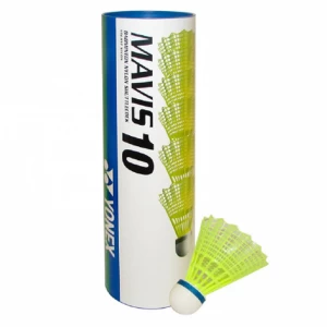 Image of Yonex Mavis 10 Shuttles - Tube of 6 - Yellow