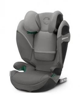 image of Cybex Solution S I-Fix Group 2/3 R129 Tested Car Seat - Soho Grey