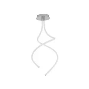 Image of Galata Ceiling Pendant Light 84W 3000K White Chrome