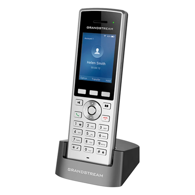 Image of Grandstream Networks WP822 IP phone Black. Silver 2 lines LCD WiFi