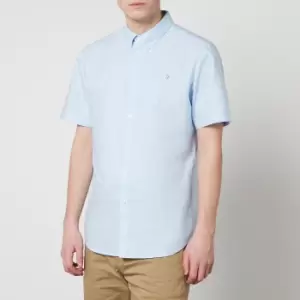 Image of Farah Brewer Short-Sleeved Cotton Shirt - XL