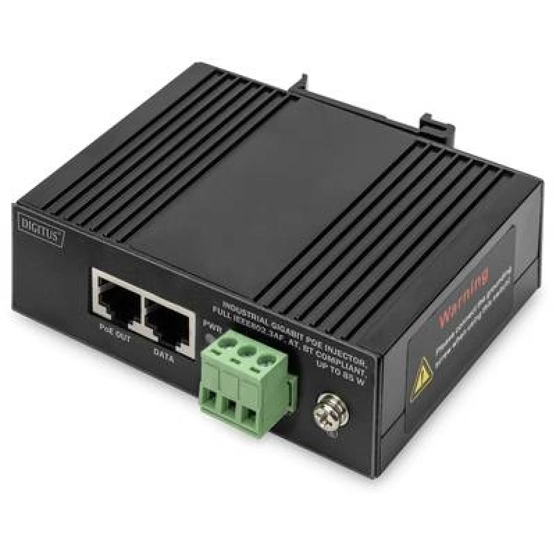 Image of Digitus Digitus DN-651141 PoE injector 10 / 100 / 1000 MBit/s IEEE 802.3af (12.95 W), IEEE 802.3at (25.5 W), IEEE 802.3bt, IEEE802.3at (30 W), IEEE802