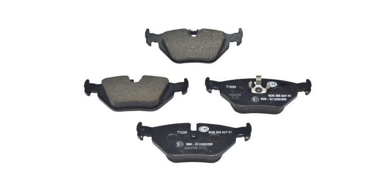 Image of HELLA Brake pad set HELLA 8DB 355 007-511