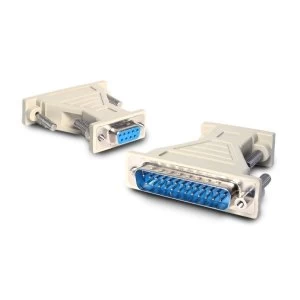 Image of Db9 To Db25 Serial Cable Adapter Fm