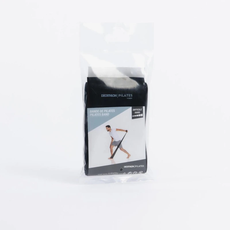 Image of Decathlon Decathlon Pilates Elastic Resistance Band - 4kg Black
