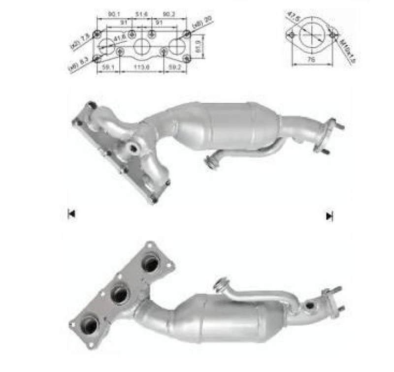 Image of Catalytic converter VEGAZ BK-884
