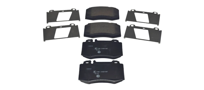 Image of HELLA Brake pad set HELLA 8DB 355 008-691