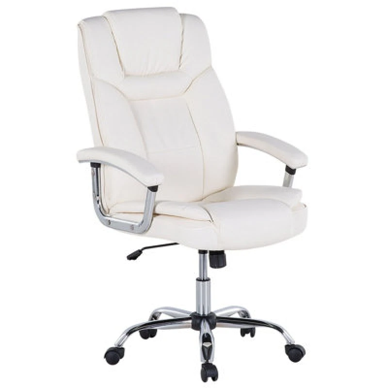 Image of Beliani Executive Chair Advance Faux Leather Light Beige